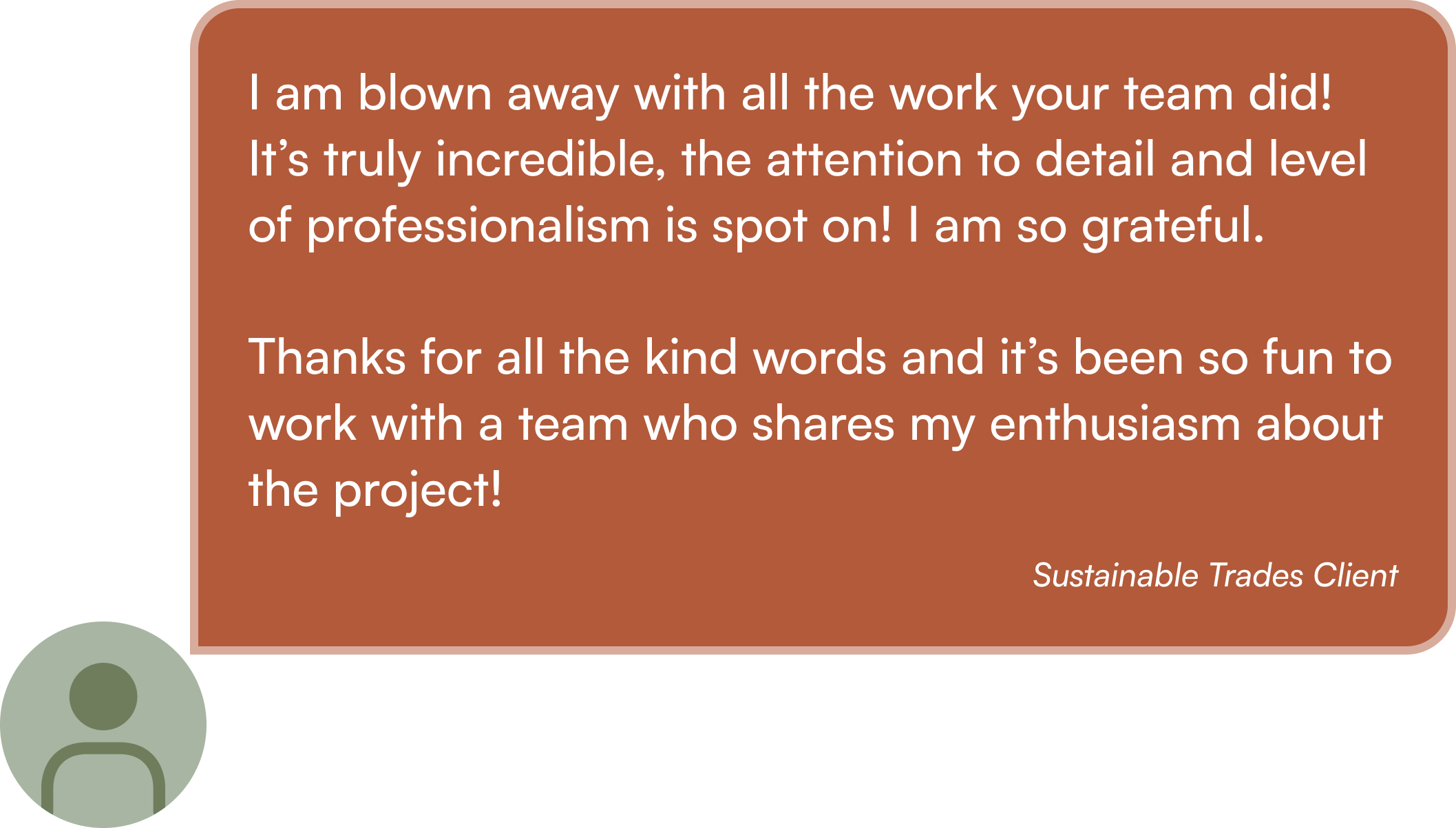 Client feedback on the dashboard designs